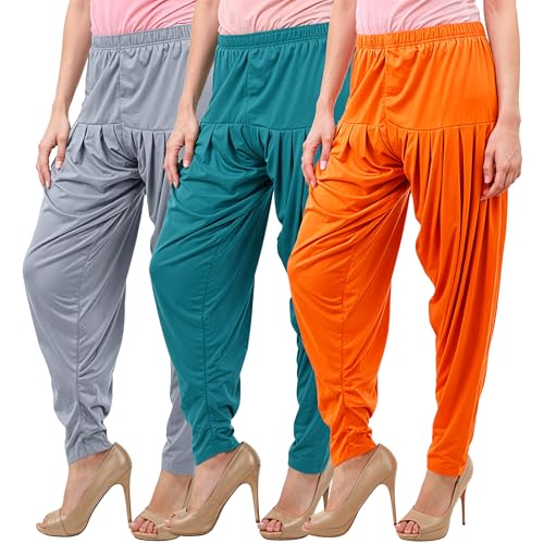 Image of Buy That Trendz Patiala Salwar for Women Relaxed Fit Viscose Patiyala Salwar Harem Bottom Pants