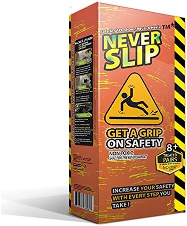 Anti Slip Coating for Shoes - Firm Grip Nonslip Safety Treatment - Enhance Traction on All Material Footwear and Boots (Medium)