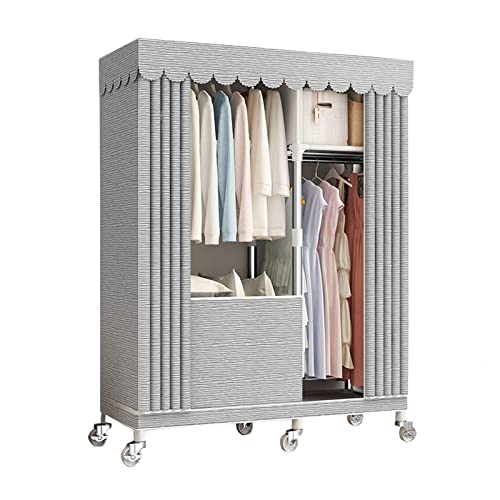 Penderie portable en toile pour optimiser le rangement des petits espaces de nuit - 2