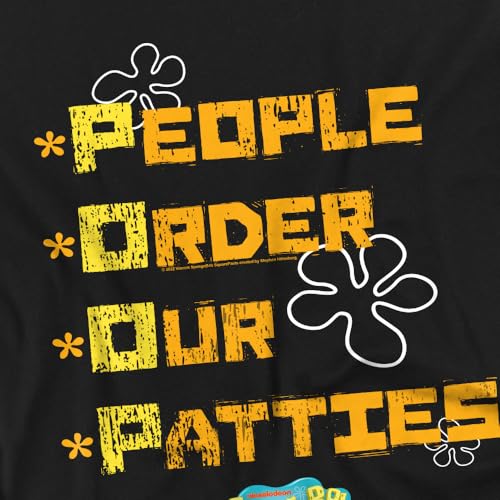 T-Shirt Spongebob Squarepants Mixte - Vêtement Bob l'Éponge Imprimé Col Rond - 5
