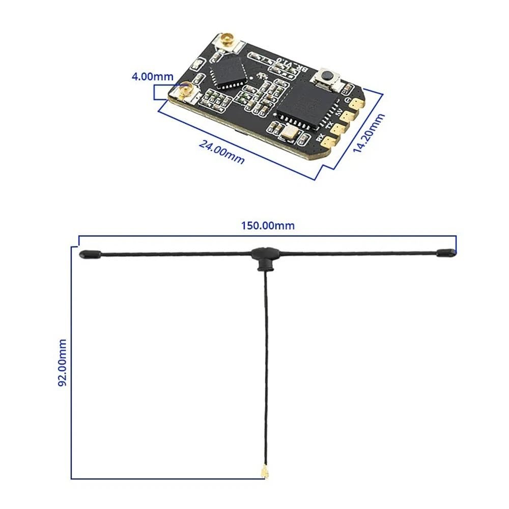 Ricevitore BR3 Elrs 915 LFE 500 mW Potenza di ritorno adatta for drone RC FPV a lungo raggio freestyle