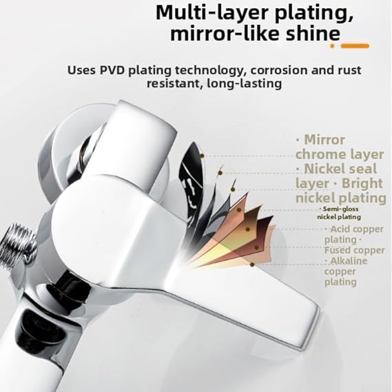 Wall Mounted Shower Mixer Valve with G1/2