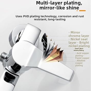Wall Mounted Shower Mixer Valve with G1/2