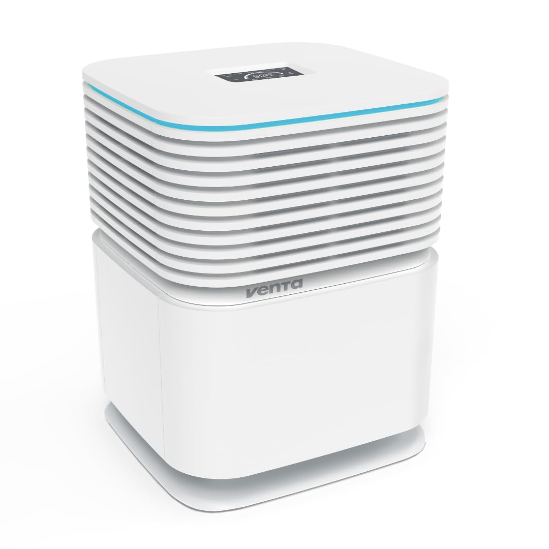 AP730 AeroStyle Compact Air Purifier in White with Voice App Control Triple Filtration for Spaces up to 800ft