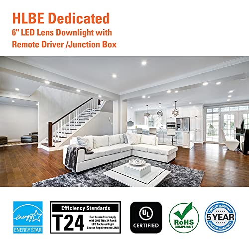 Halo Led Recessed Lighting 6 Inch (12 Pack) – 3000K Warm White - Canless Led Recessed Light – Hlbe 6 Inch Led Downlight – 6 Inch Led Recessed Lighting #TOP6