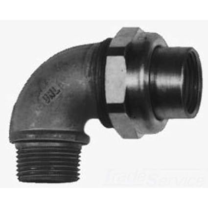 Crouse-Hinds UNL-205 Feraloy Iron Alloy 90 Degree Union 3/4 Inch