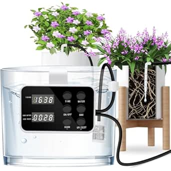 LYtech Automatic Watering System for 15 Potted Plants Indoor Drip ...
