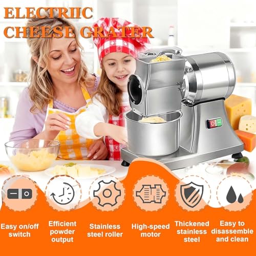 Rallador Eléctrico Profesional 900W de Acero Inoxidable miniatura 2