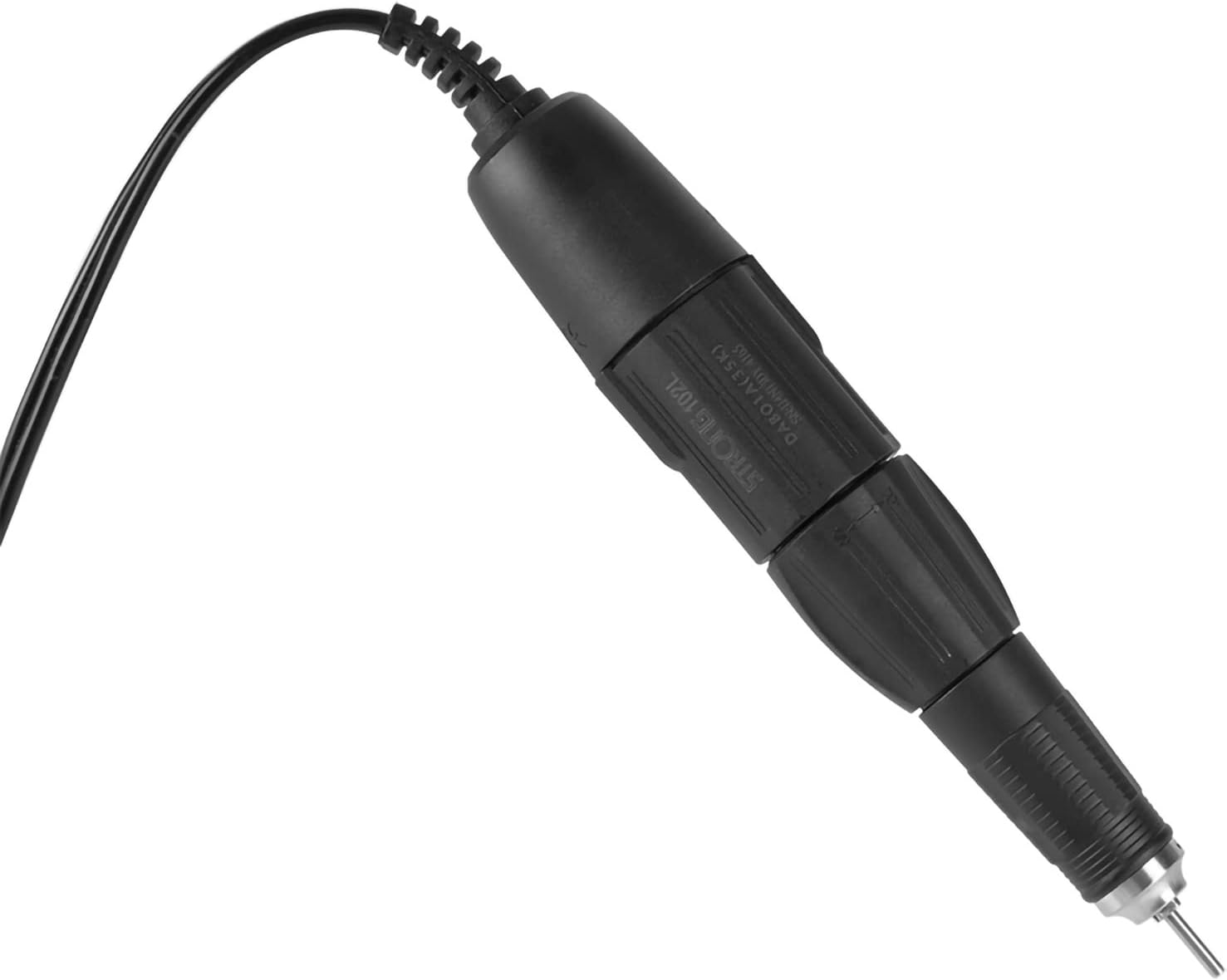 Yosoo Nail Drill Handpiece, 102L-2.35mm Electric Nail Drill Handle Handpiece Manicure Pedicure File Bits Electric File Remove Gel Polish Nail Drill Machine Part for Electric Nail Manicure Machine