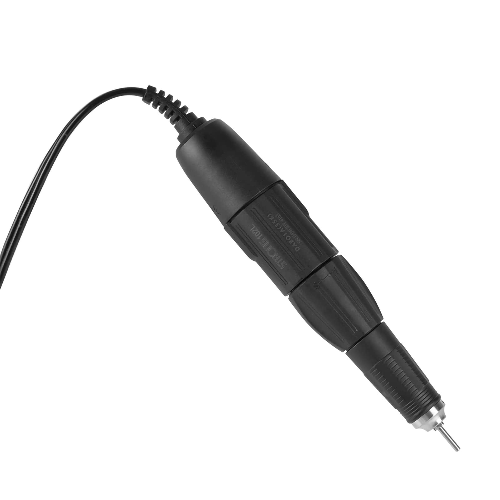 de Cortador de Uñas Eléctrico de 2,35 Mm con Cabezales de Pulido para Máquina de Manicura de Uñas, Dirección hacia Adelante y hacia Atrás, de Taladro de Uñas Taladro de Uñas (黑色)