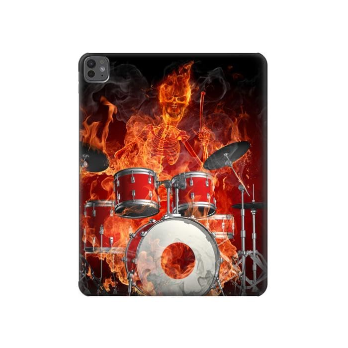 Housse iPad Pro 13 style rock skull pour musiciens et studios de musique