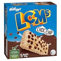 Kellogg's LCMs Choc Chip Puffed Rice Snack Bars, 5 x 20g