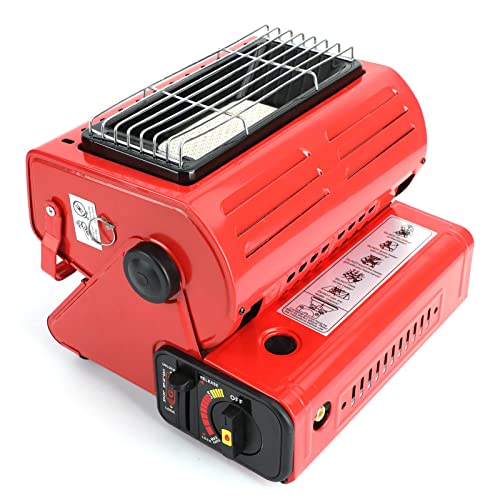 Artudatech Chauffage de camping intérieur, mini cartouches de gaz, chauffage au gaz pour intérieur, réchaud à gaz pour camping