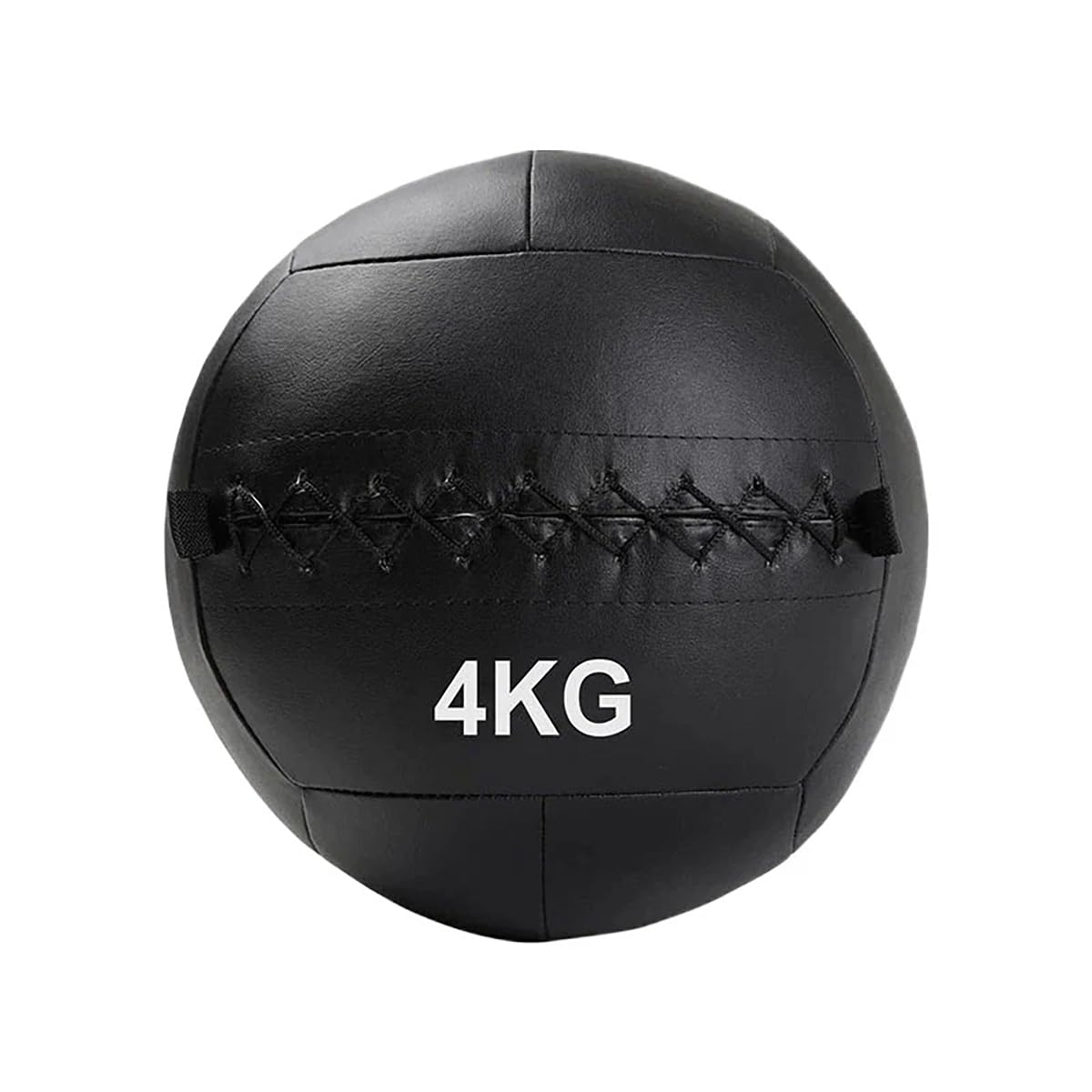 RAVIAN Wall Ball Soft Exercise Balls, Non-Bounce Vinyl Weighted Fitness Balls for CrossFit, HIIT, Strength & Core Training, 2kg–10kg Home Gym (4 Kg)