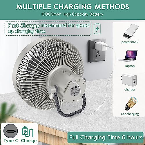 Samyoung-10-Camping-Fan-for-Tent-Battery-Operated-Fan-with-Remote-Control-2-LED-Lights-and-5-Wind-Speeds-Rechargeable-Fan-Portable-10000mAh-Battery-Powered-Fan-for-Indoor-and-Outdoor