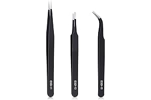 3PCS Precision Tweezers Set: The Ultimate Precision Tool for Electronics & Jewlery