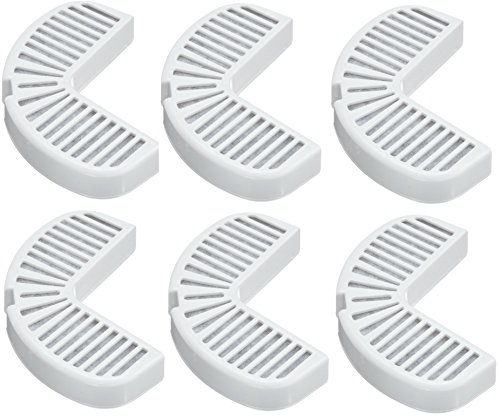 Pioneer Pet Replacement Filters for Ceramic and Stainless Steel Fountains (6 filters)