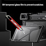 FANZR A7IV Screen Protector Compatible for Sony Alpha 7 IV Camera, 0.3mm 9H Hardness Anti-Fingerprint Tempered Glass (3 Pack) - Image 5