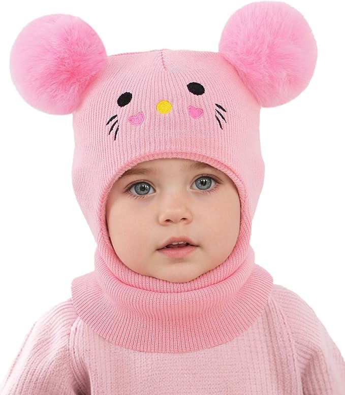 AYPOW Baby Kinder Wintermütze Sturmhaube für 0.5-6 Jahre,...