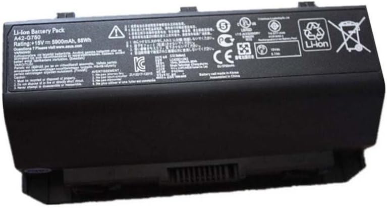 YxxmChen New A42-G750 Battery for G750 G750JH G750J G750JM G750JS G750JW G750JX G750JZ 15V 5900mAh/88Wh