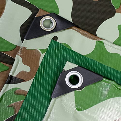 Bâche camouflage 3x3m imperméable avec œillets pour extérieur - 2