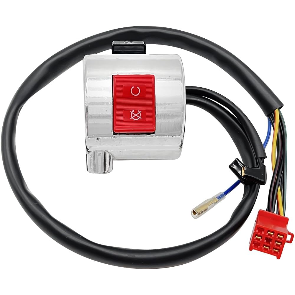 Interruttore manubrio destro per Honda Shadow ACE 750 VT750 VT750C VT750CD 1998-2003 Avviamento Arresto Spegnimento Pulsante