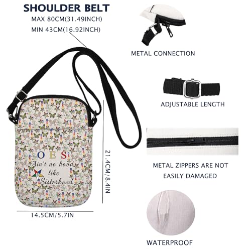 VAMSII OES Crossbody Bag OES Eastern Star Gift OES Sisterhood Gifts OES Sorority Gift2