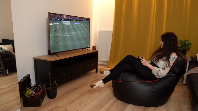 Ecopuf Fuzzy Fauteuil pour intérieur et extérieur – Pouf en polyester