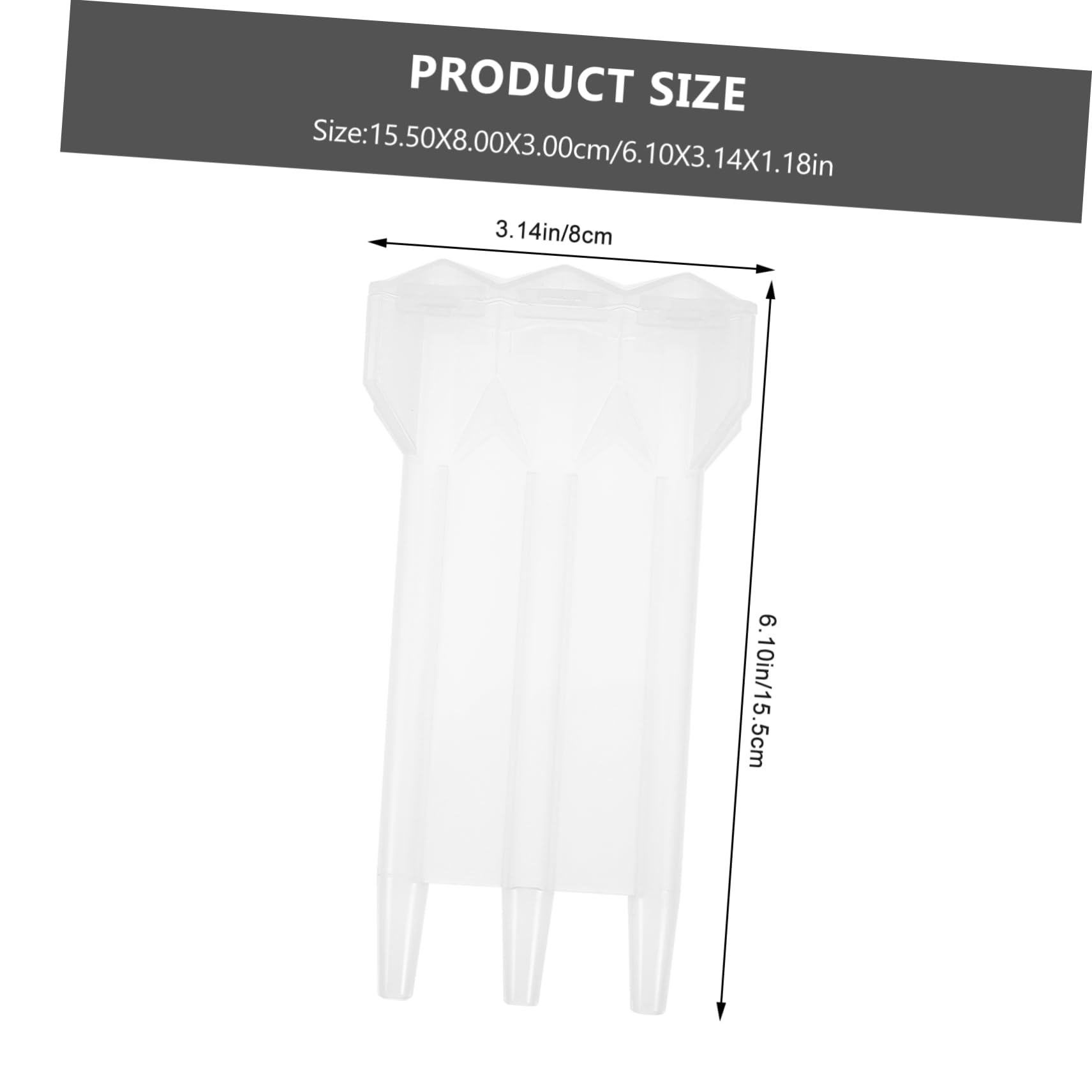 BESTonZON 1 Set Dart Storage Box Portable Carrier Case for Durable Organizer for Tips Flights and Shafts