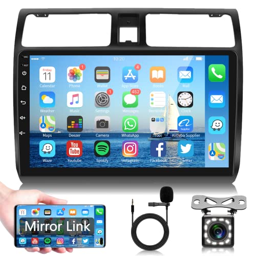 Android 10 Autoradio 2 Din con GPS Navi Vivavoce