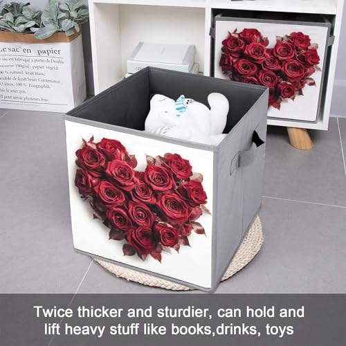 Organiseur de rangement pliable en forme de cœur pour armoire encombrée - 7