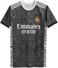 Football Real Black Jersey 2024 for (Kids,Men,Boys)