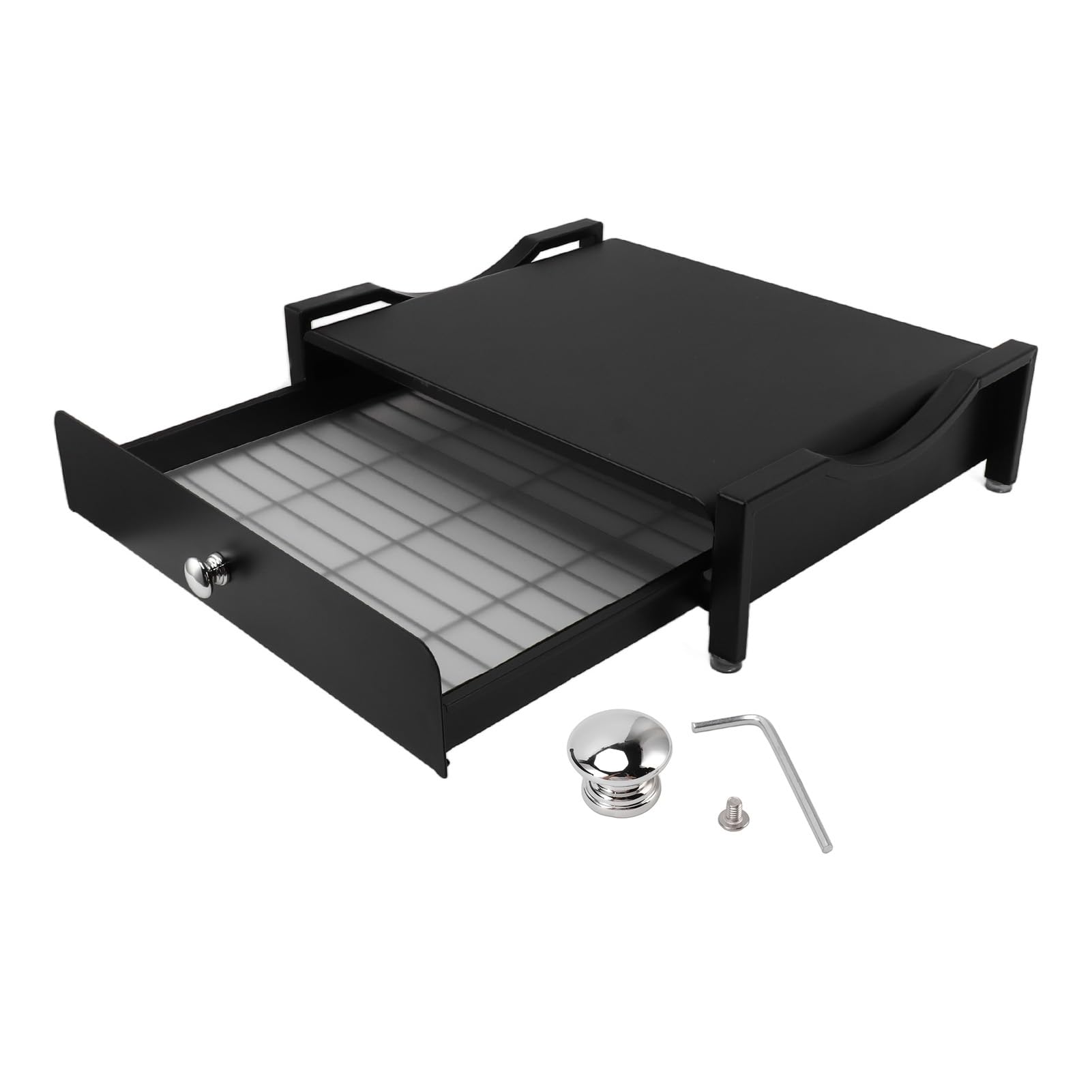 Yctze Multifunktionales Kaffee-Aufbewahrungsregal mit Ule-Halter, Eleg-Kaffeezubehör für Zuhause oder Büro (Yctzes5c2in4mh9-11)