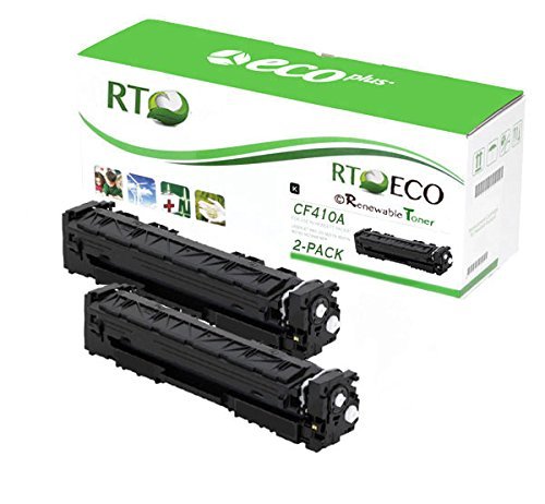 New Product Renewable Toner Compatible Toner Cartridge Replacement for HP 410A CF410A Laser Printers M377 M452 M477 (Pack of 2)