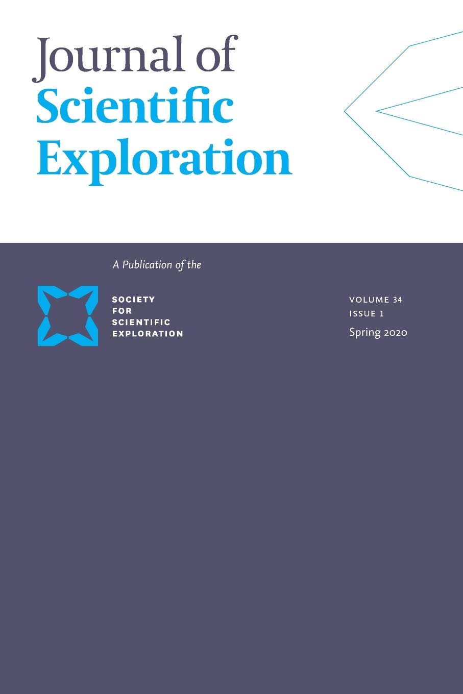 Journal of Scientific Exploration 34: 1 Spring 2020