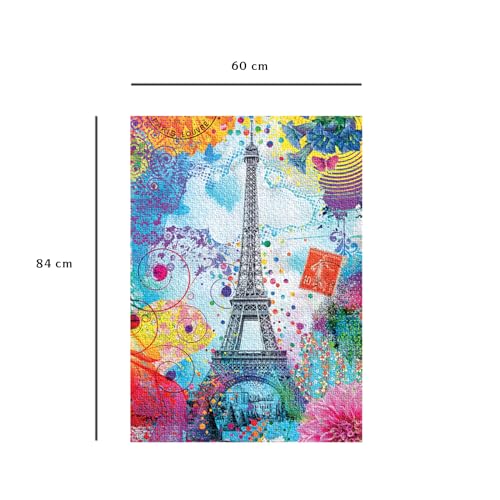Puzzle 1500 pièces : Tour Eiffel Ravensburger Nathan - vue 7