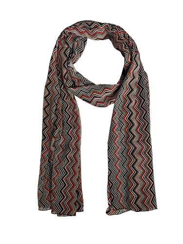 Image of Yash Gallery Women's Poly chiffon Multi chevron Printed Dupatta for Women's and Girls
