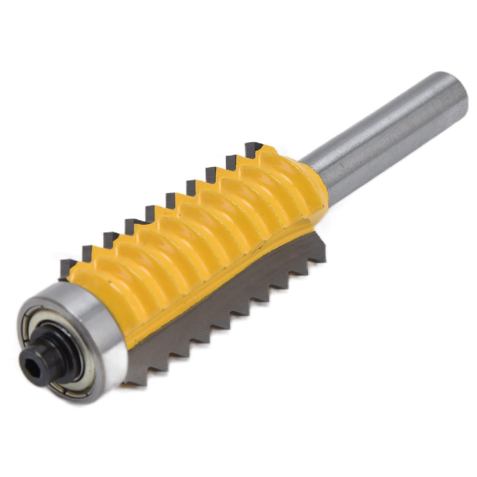 Finger Joint Router Bit, 8*55mm Fresa per Giunti a V, Punte Di Falegnameria Fresa per La Lavorazione Del Legno, Fresa a Longeron, Finger Colla Giunto Router Bit Scaffali Mobili Da Tavolo Strumenti