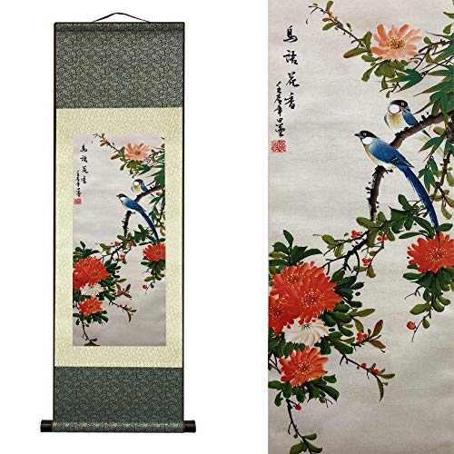 Peinture Chinois, Decoration Murale Salon Tableau Asiatique Decoration Murale Salon Deco Orientale Tableaux, Posters et Arts Décoratifs Tenture Murale