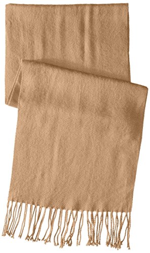 Gabriella Women's Solid Scarf with Fringe2