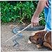 CORHAD Retractable Reptile Hook Stainless Steel Tool for Safe Snake Control and Exotic Animal Management Portable and Easy Storage