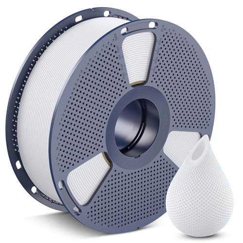 Image of SUNLU 3D Printer Filament PETG Filament 1.75mm, Less Stringing Good Layer Adhesion High Toughness, PETG Filament 1.75 ±0.02mm, 1kg Spool(2.2lbs), Ceramic