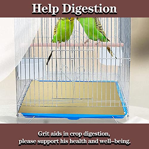 Uifrmely 40 Pcs Gravel Liner Paper For Bird Cage, 11 X 17 Inch Birdcage Liner Bedding Calcium Paper Special For Bird Cage In Sea Sand Pick Your Size (40 Pack) #TOP6