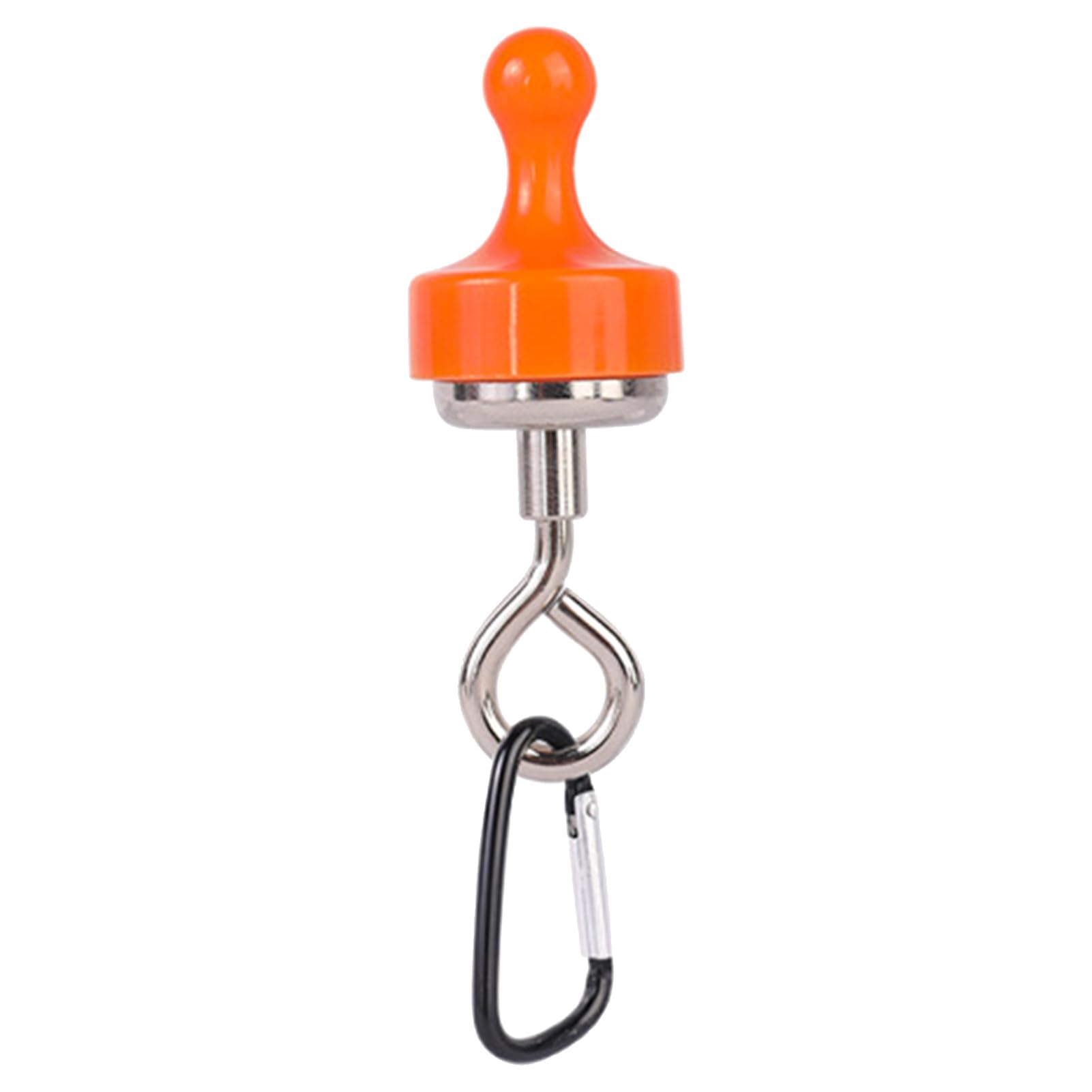 Hochleistungs-Magnethaken, Stabiler Kleiderbügel mit Karabiner | Magnetischer Kleiderbügel, für Schiffe, Wohnmobile, Reisen, Küche, Badezimmer, Grill, Türen, Kühlschränke, Deckensc