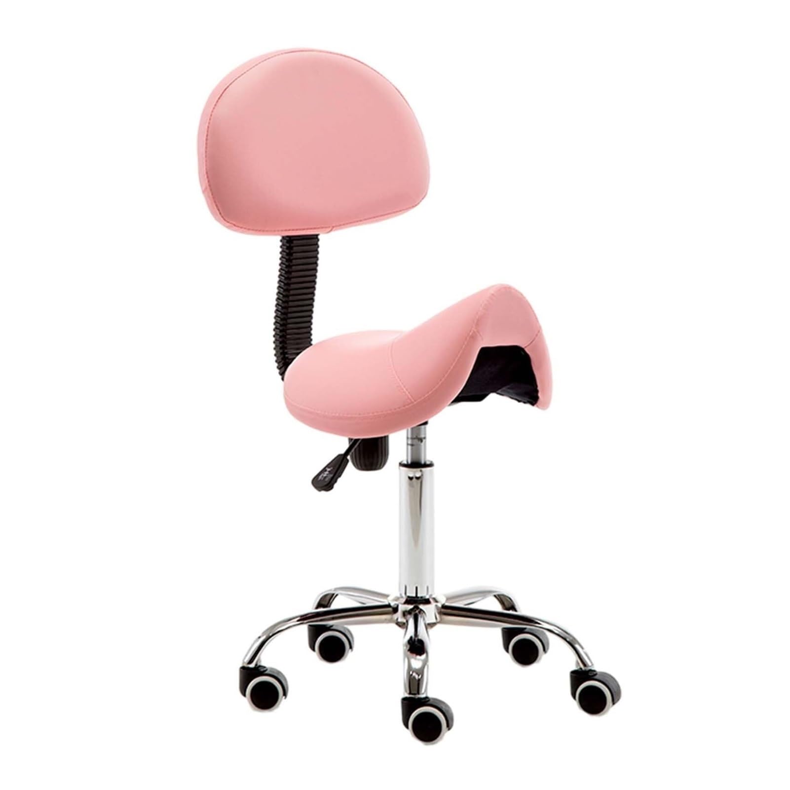 Sedia a sella ergonomica per igiene dentale, sgabello girevole con supporto posteriore per salone, cucina, casa, ufficio, musica, pittura e lavoro