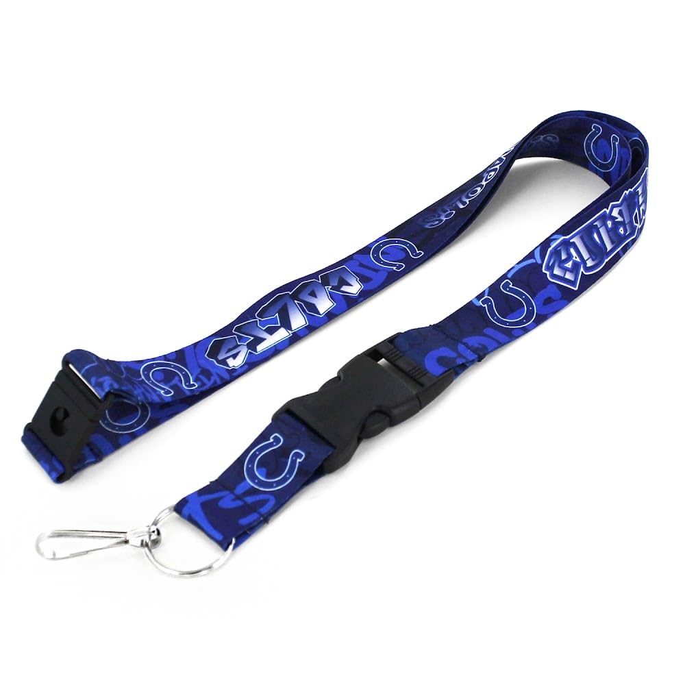 aminco NFL Indianapolis Colts Graffiti Lanyard — image 1