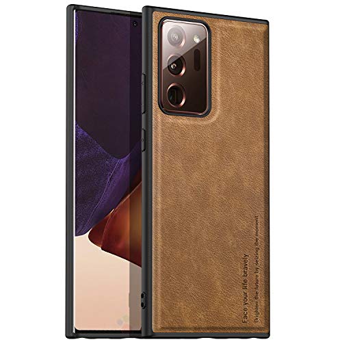 anccer Compatible con la Funda Samsung Galaxy Note 20 Ultra, Funda de Cuero Suave de TPU [Ultrafino] [Anticaída] Fit Premium Material Slim Cover para Samsung Galaxy Note 20 Ultra (Amarillo glamoroso)