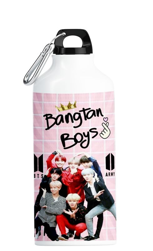 Bts Sipper 600ml Bts Water Bottle For Boys & Girls (AV-84)