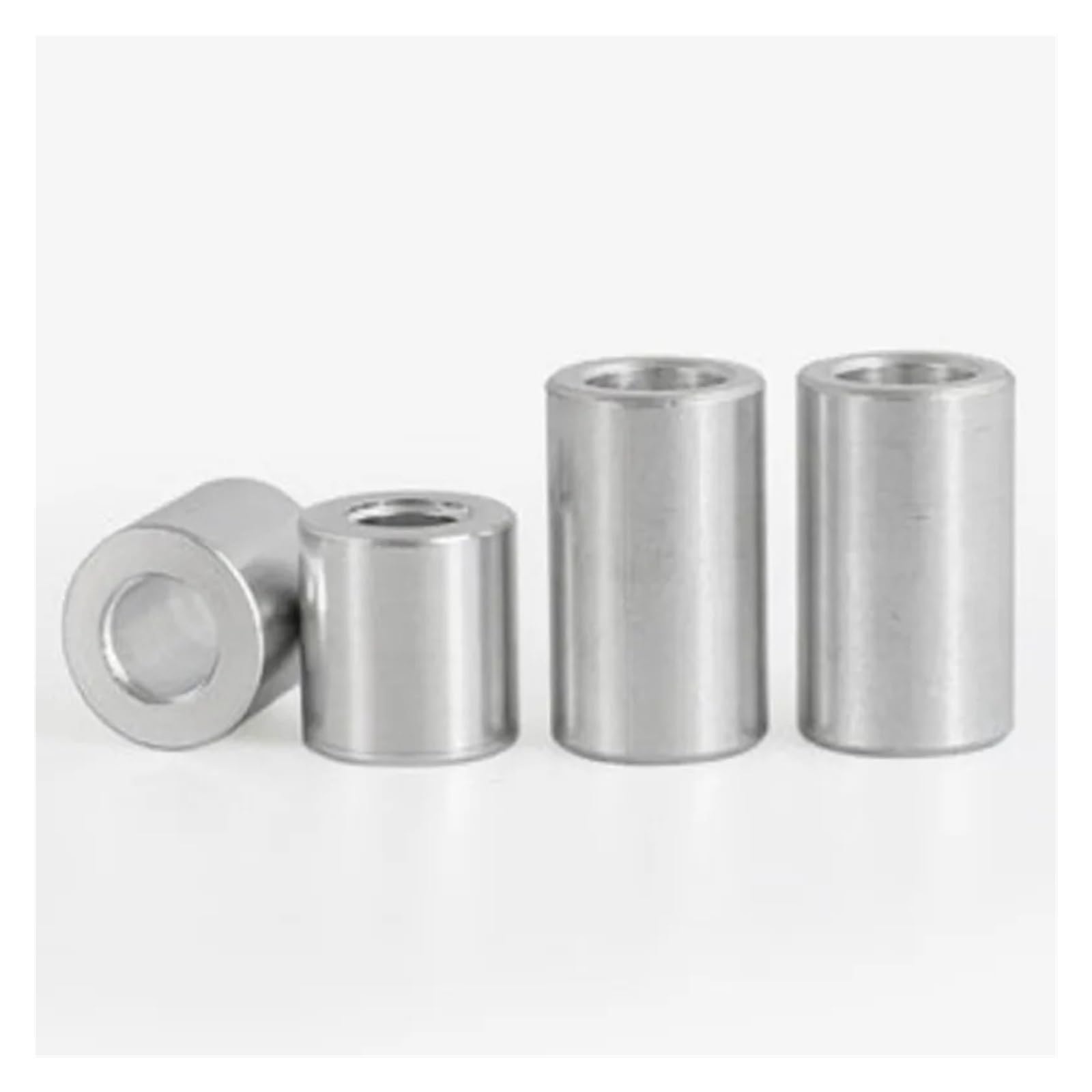 Distanziali in alluminio, 5 pezzi - 10 guarnizioni per boccola in alluminio, M3-M12 piatte (30 mm (L), M6 10 pz OD 10 mm)