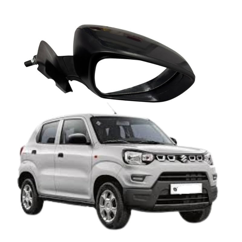 NARO S-Presso VXi Right Side Manual ORVM with Adjustment Handle | Black Side Rear View Mirror | OEM Fit Replacement for Maruti Suzuki S-Presso VXi | Pack of 1-image-25
